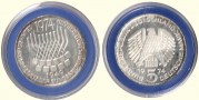5 DM 1974 25 Jahre Grundgesetz st
